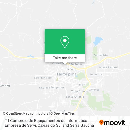 Mapa T I Comercio de Equipamentos de Informatica Empresa de Servi