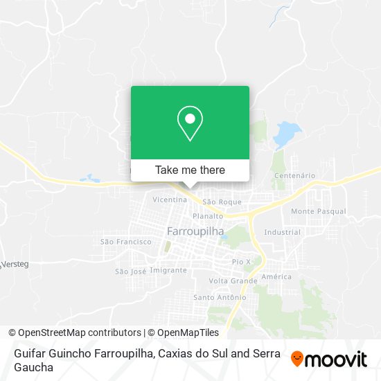 Guifar Guincho Farroupilha map