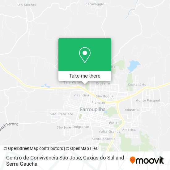 Centro de Convivência São José map