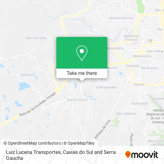 Luiz Lucena Transportes map