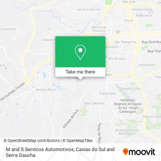 M and S Servicos Automotivos map
