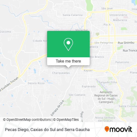Pecas Diego map