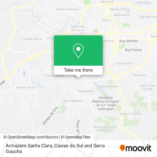 Armazem Santa Clara map