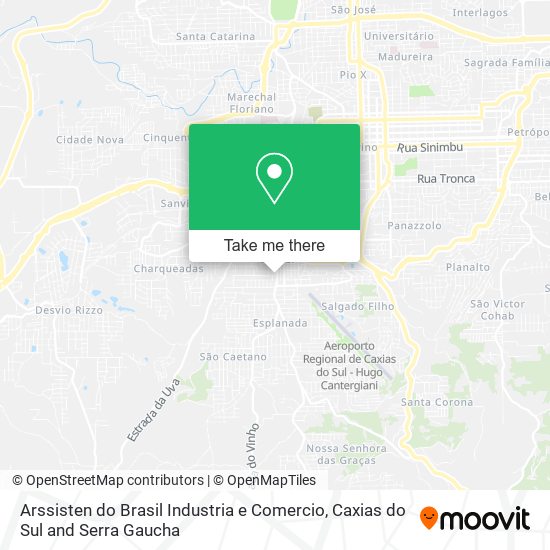 Arssisten do Brasil Industria e Comercio map