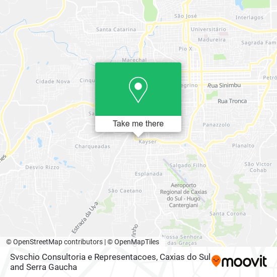 Svschio Consultoria e Representacoes map