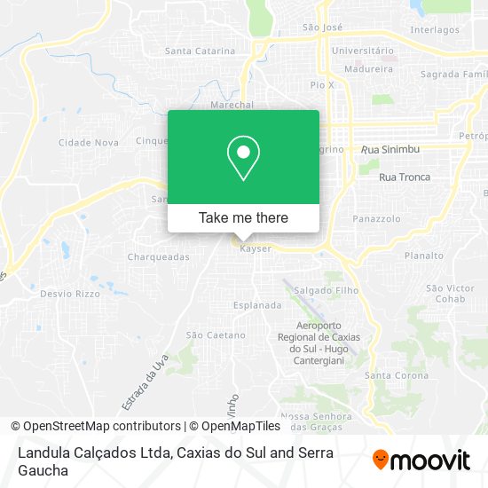 Landula Calçados Ltda map