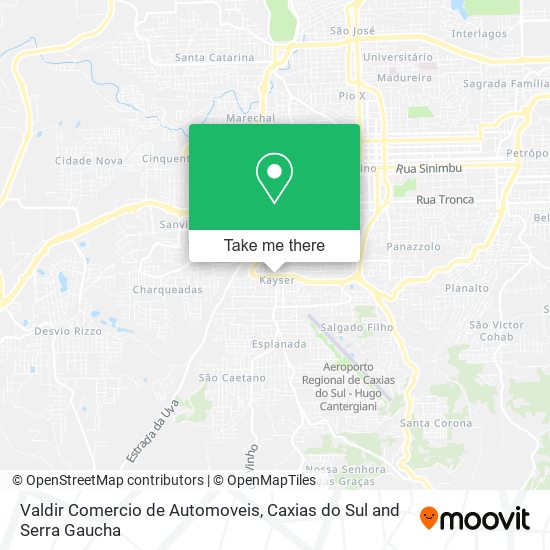 Valdir Comercio de Automoveis map