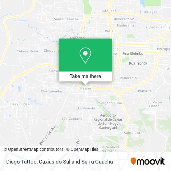 Diego Tattoo map