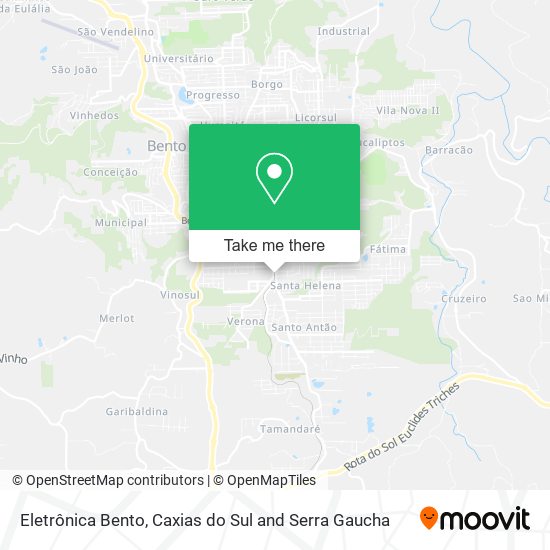 Eletrônica Bento map