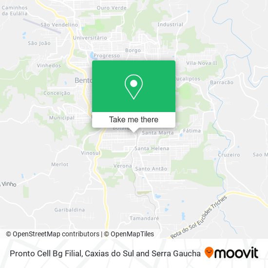 Mapa Pronto Cell Bg Filial
