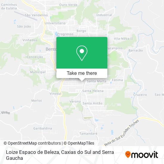 Mapa Loize Espaco de Beleza