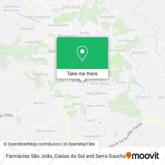 Farmácias São João map