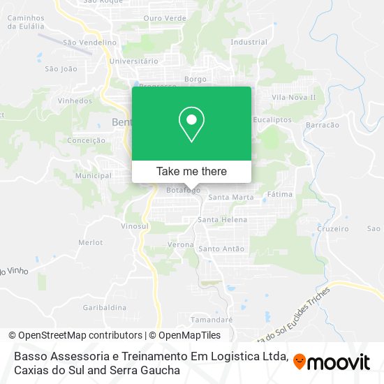 Mapa Basso Assessoria e Treinamento Em Logistica Ltda