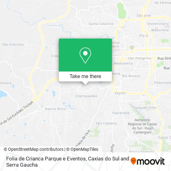 Mapa Folia de Crianca Parque e Eventos