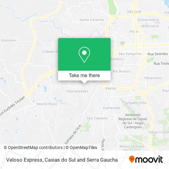 Veloso Express map