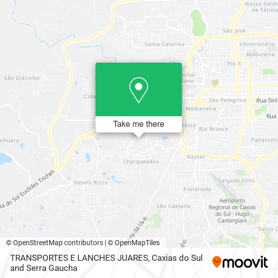 TRANSPORTES E LANCHES JUARES map
