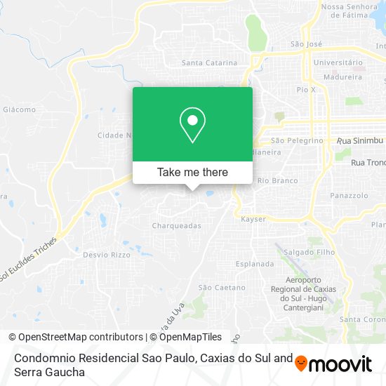 Condomnio Residencial Sao Paulo map
