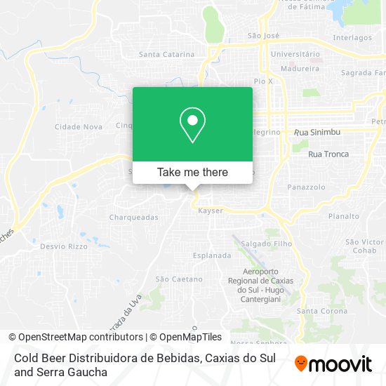 Mapa Cold Beer Distribuidora de Bebidas