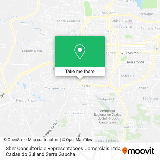 Sbnr Consultoria e Representacoes Comerciais Ltda map