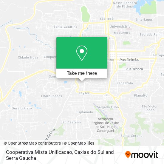 Cooperativa Mista Unificacao map