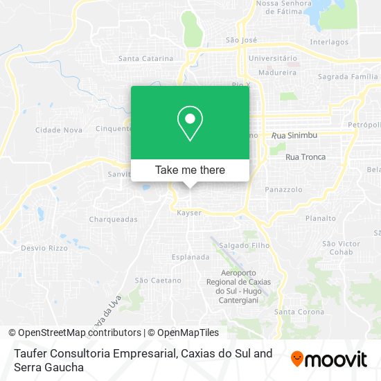 Taufer Consultoria Empresarial map