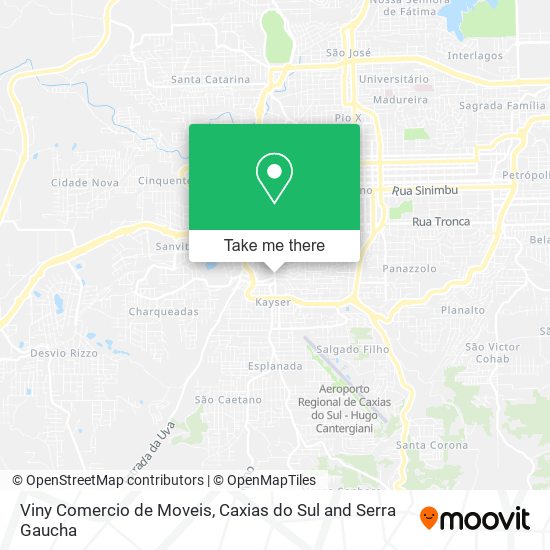 Viny Comercio de Moveis map