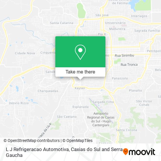 L J Refrigeracao Automotiva map