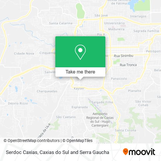Serdoc Caxias map