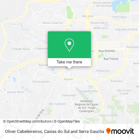 Oliver Cabeleireiros map