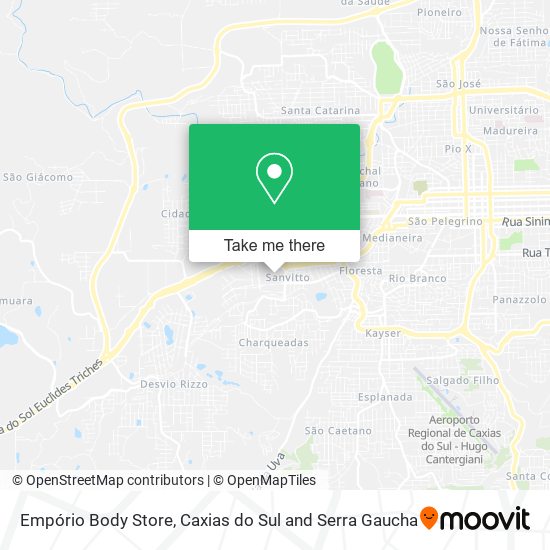 Empório Body Store map