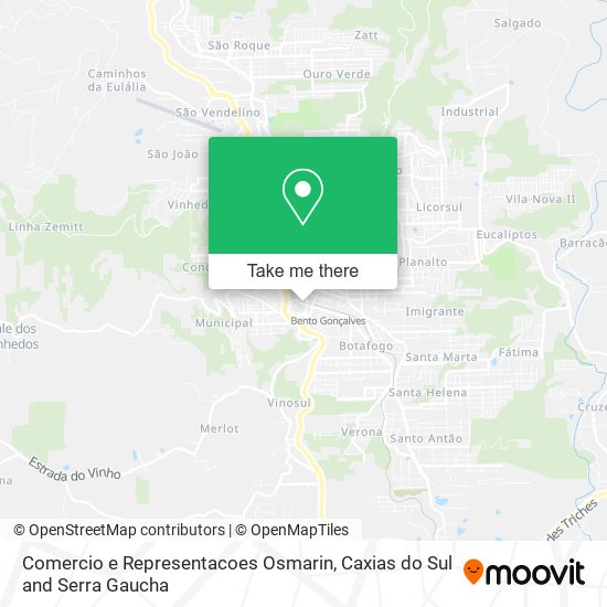 Comercio e Representacoes Osmarin map