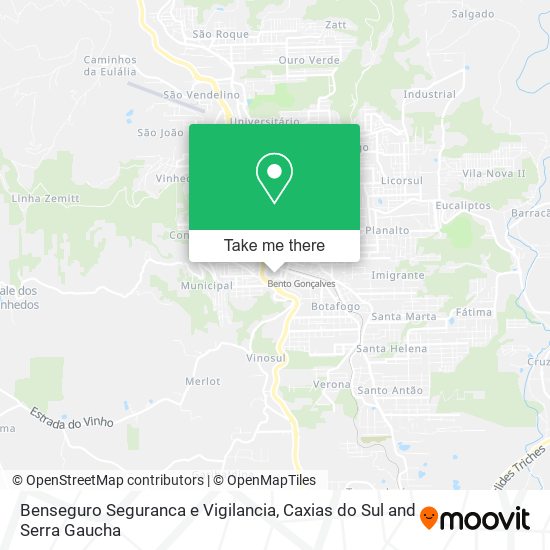 Benseguro Seguranca e Vigilancia map