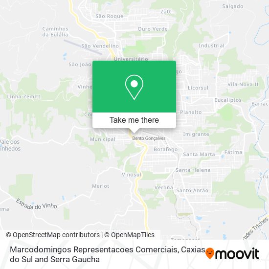 Marcodomingos Representacoes Comerciais map