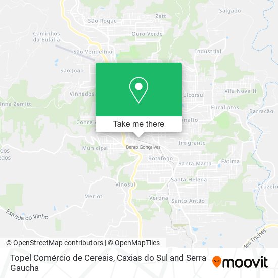 Topel Comércio de Cereais map