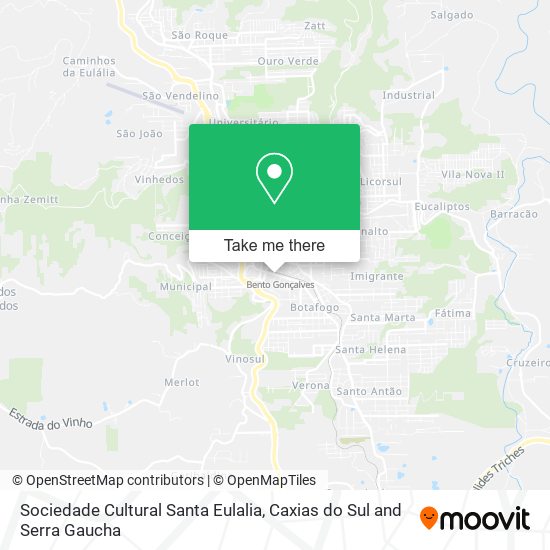 Sociedade Cultural Santa Eulalia map