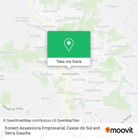 Mapa Konect Assessoria Empresarial