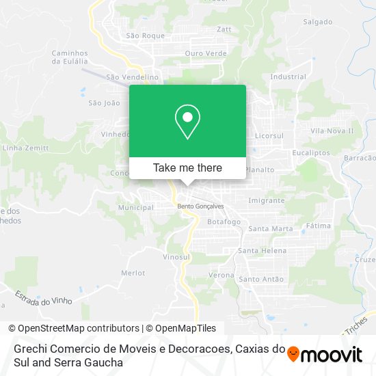 Grechi Comercio de Moveis e Decoracoes map