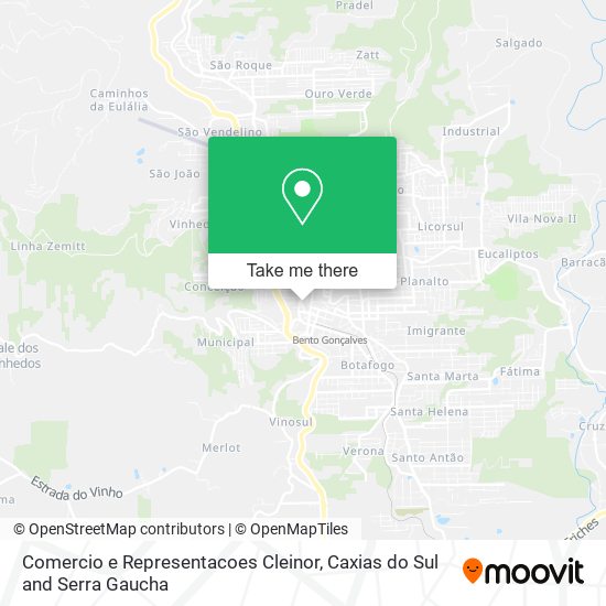 Comercio e Representacoes Cleinor map