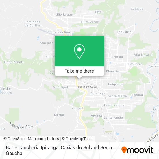 Bar E Lancheria Ipiranga map