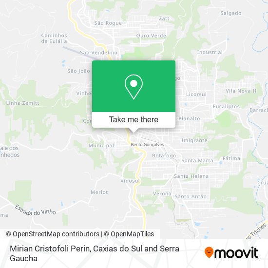 Mirian Cristofoli Perin map