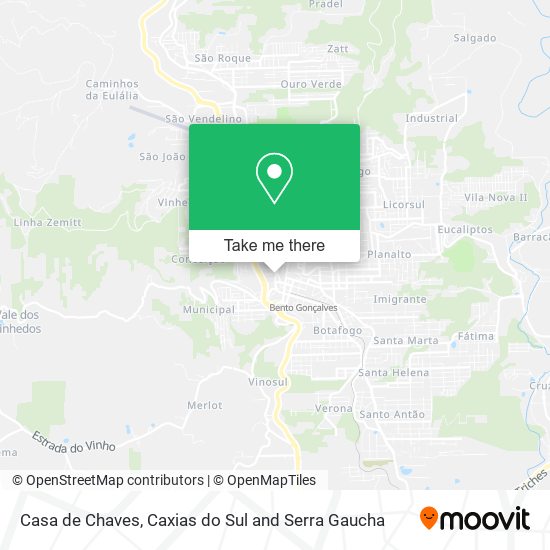 Casa de Chaves map