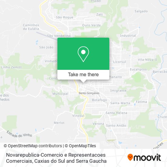 Novarepublica-Comercio e Representacoes Comerciais map