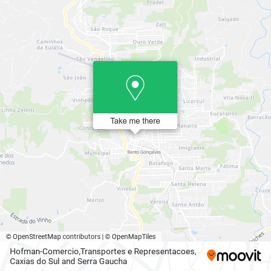 Hofman-Comercio,Transportes e Representacoes map