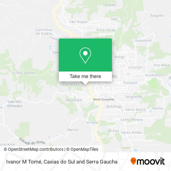 Ivanor M Tomé map