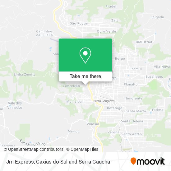 Jm Express map