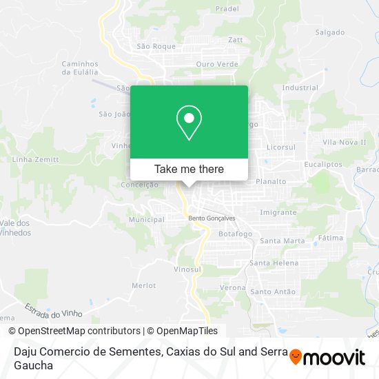 Daju Comercio de Sementes map