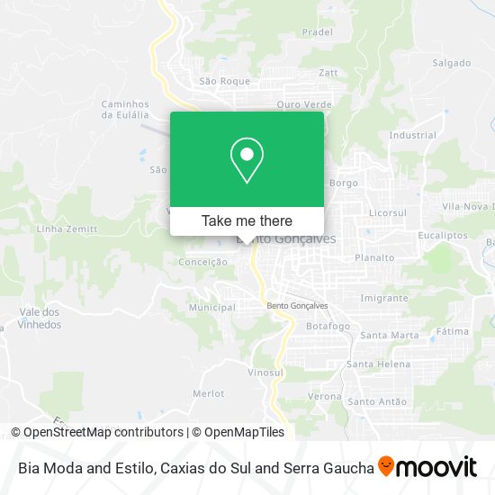 Bia Moda and Estilo map