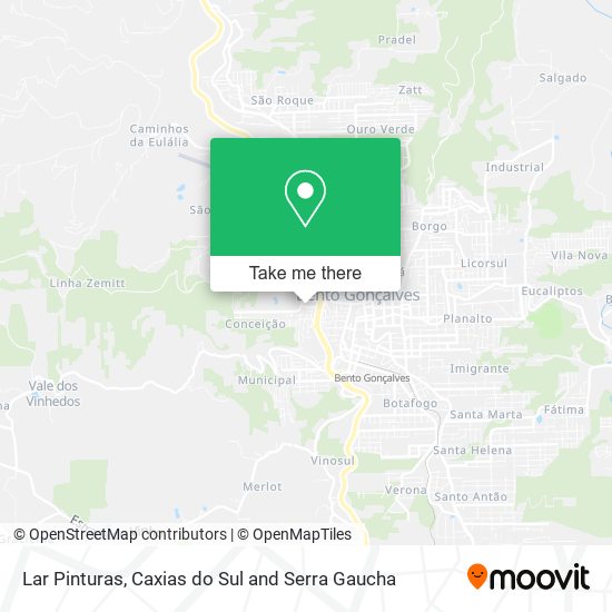 Lar Pinturas map