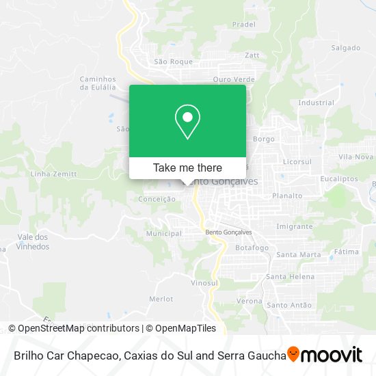 Brilho Car Chapecao map