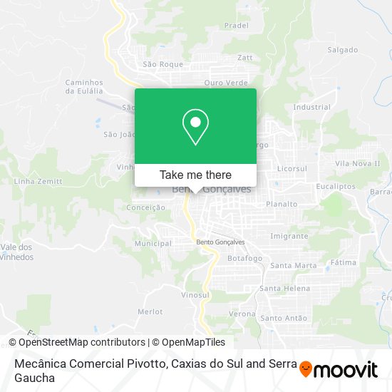 Mecânica Comercial Pivotto map